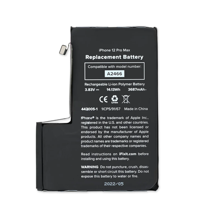 🔋 Batería para iPhone 12 Pro Max - Calidad Premium