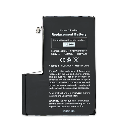 🔋 Batería para iPhone 12 Pro Max - Calidad Premium